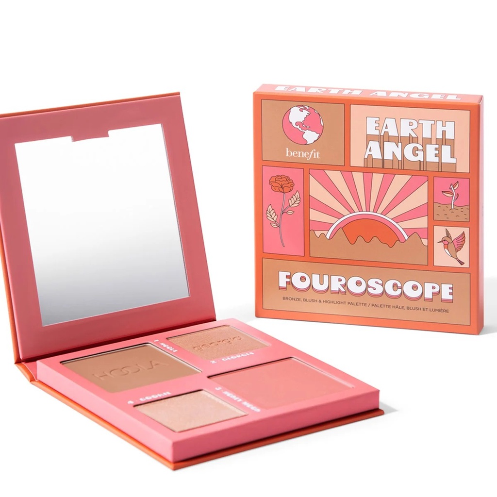 Fouroscope Bronze, Blush &amp; Highlight Palette (Earth Angel)