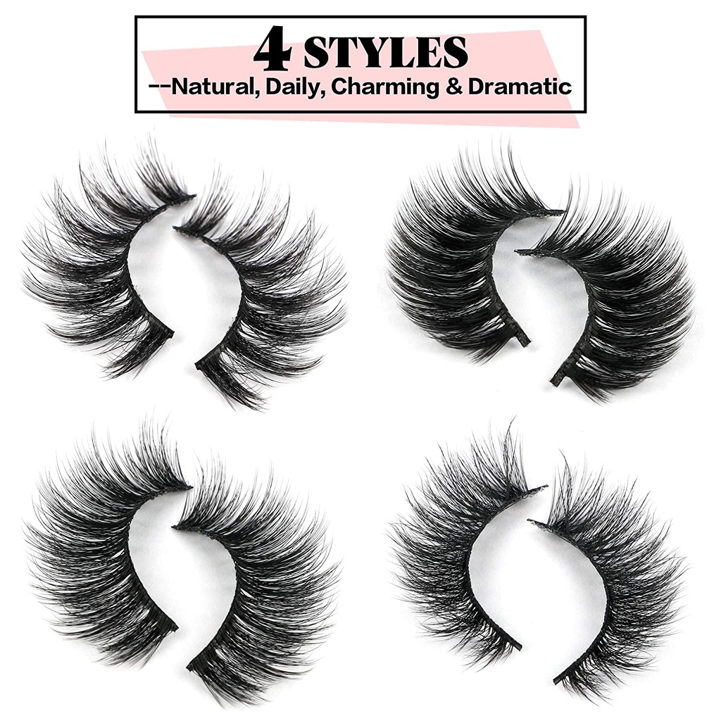 JIMIRE 20 Pairs False Lashes