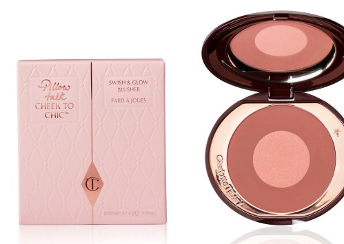 Charlotte Tilbury Cheek to Chic Blush Pillow talk intense