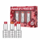 Benefit Pucker Up &amp; Peace Out! Moisturizing Lip Balm Trio