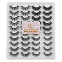 JIMIRE 20 Pairs False Lashes